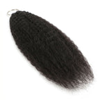 16" Kinky Straight Feather Crochet
