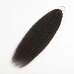 16" Kinky Straight Feather Crochet