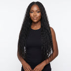 Kinky Straight Bulk Human Hair Extensions